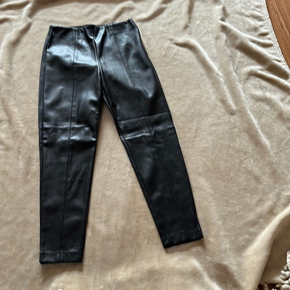 Ann Taylor Faux Leather Leggings